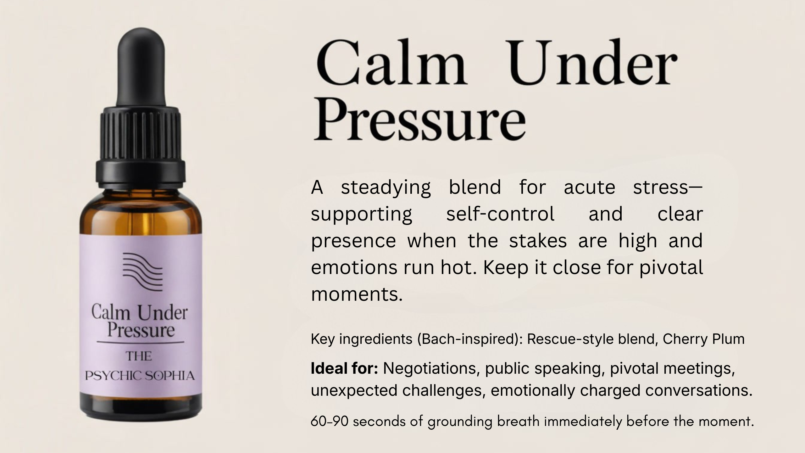 Calm Under Pressure Elixir