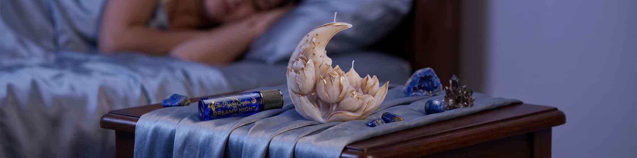 The Gilded Crescent – Moonlit Indulgence Sculpture Candle - Image 4