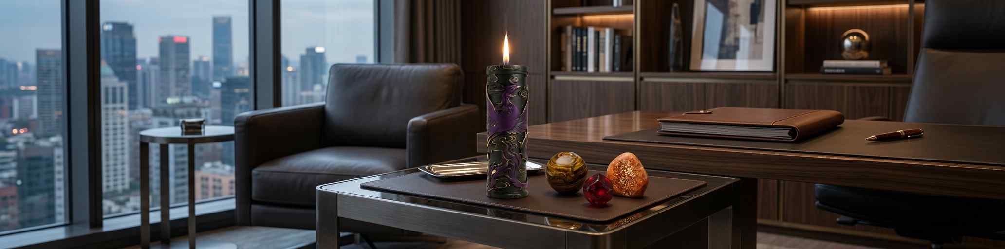 The Phoenix Ascendant – Renewal & Sovereign Flame Sculpture Candle - Image 4
