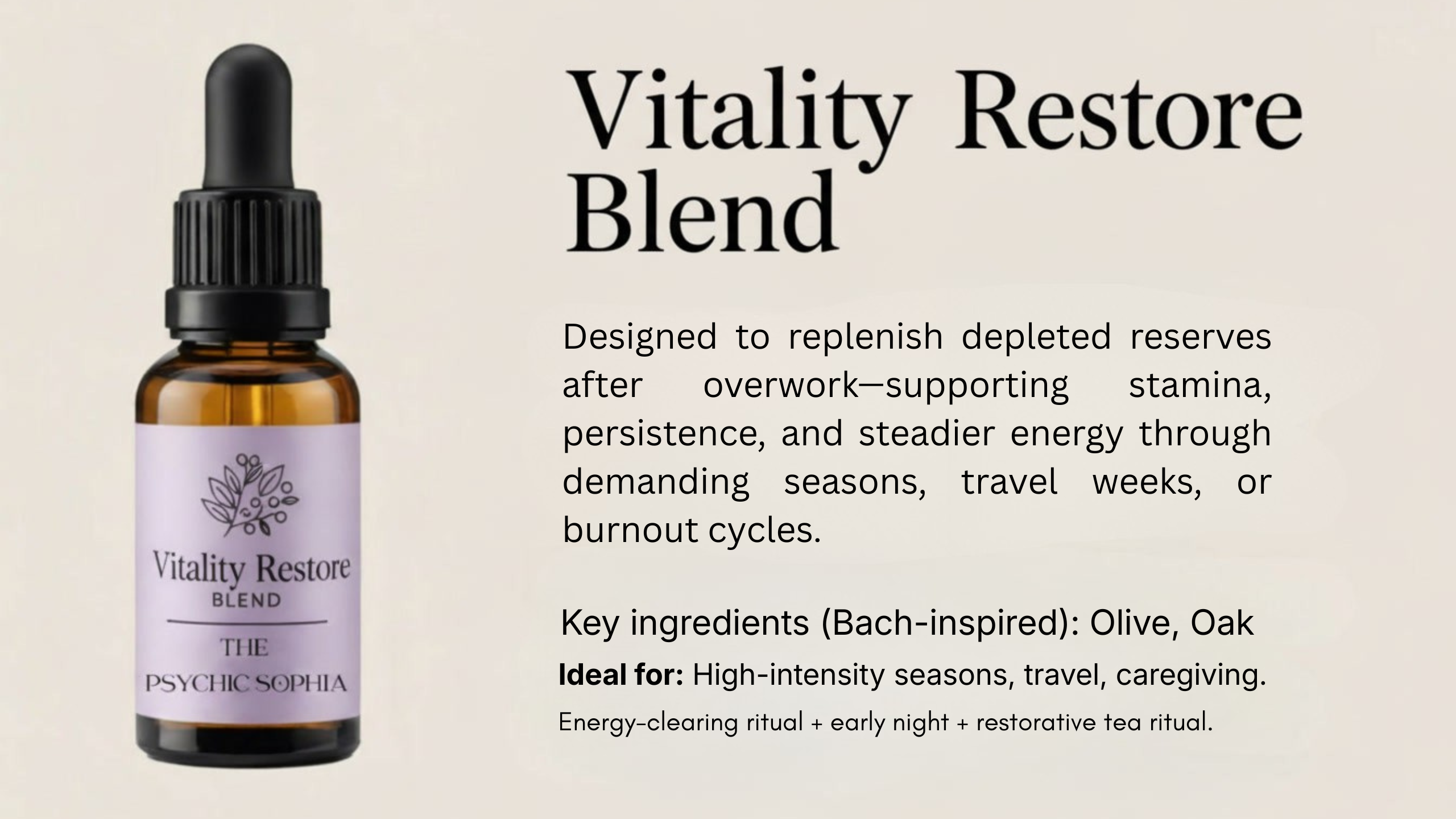 Vitality Restore Blend